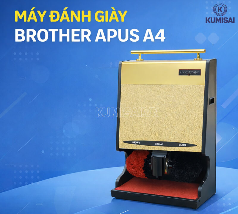 Máy đánh giày Brother Apus A4 sang trọng, chuyên nghiệp