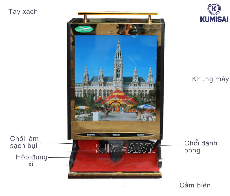 Cấu tạo cơ bản của máy đánh giày Brother Apus A6