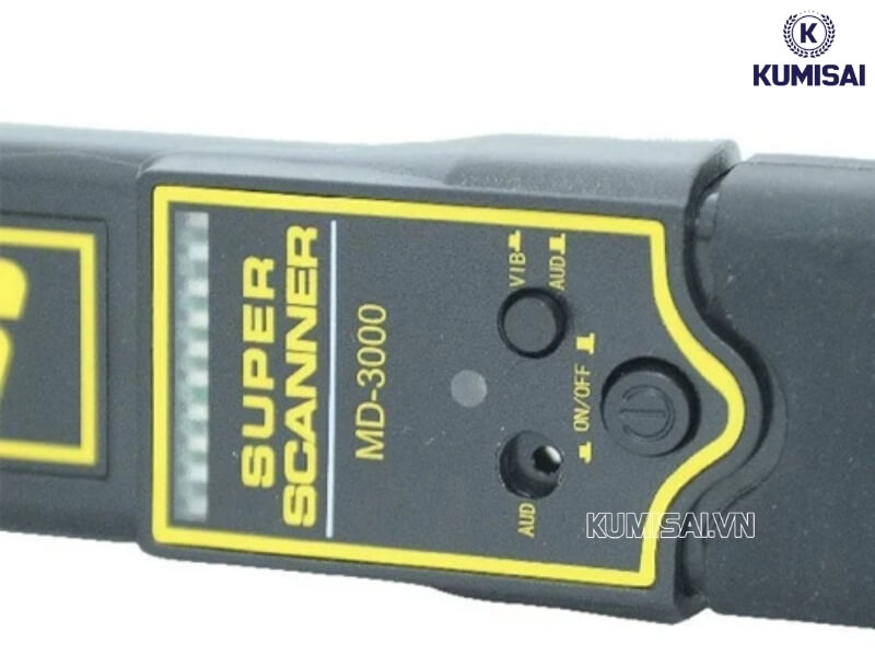 Máy tích hợp 2 chế độ cảnh báo phát hiện kim loại