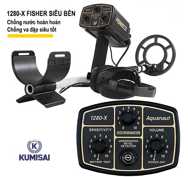 Ưu điểm của máy dò kim loại Fisher 1280-X Fisher