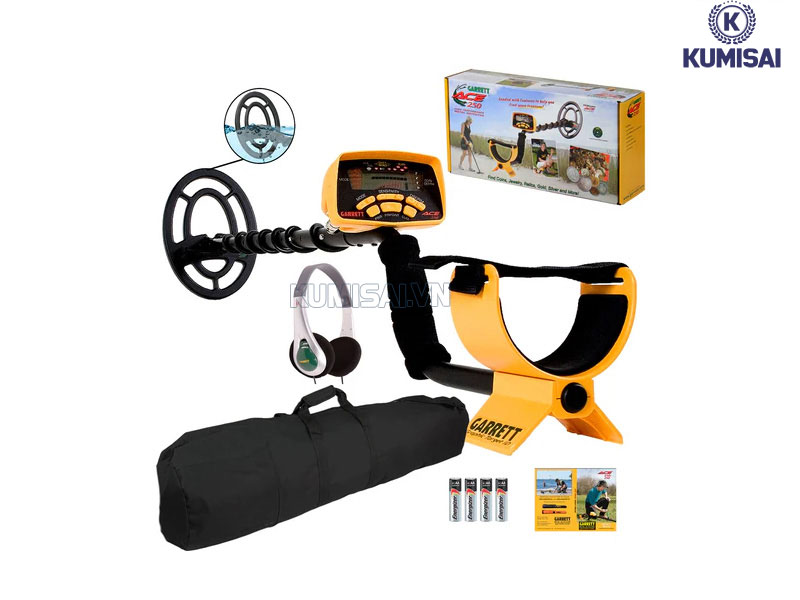 Trọn bộ sản phẩm máy dò kim loại dưới lòng đất Gold Metal Detector GE-2.0