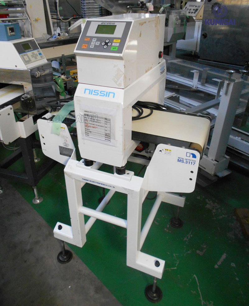 Máy dò kim loại Nissin trong thực phẩm