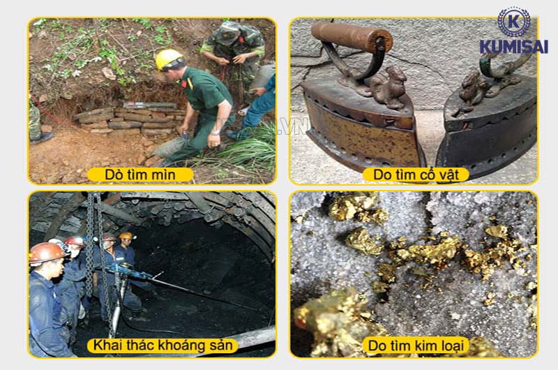Máy dò kim loại ứng dụng đa dạng trong các lĩnh vực, ngành nghề