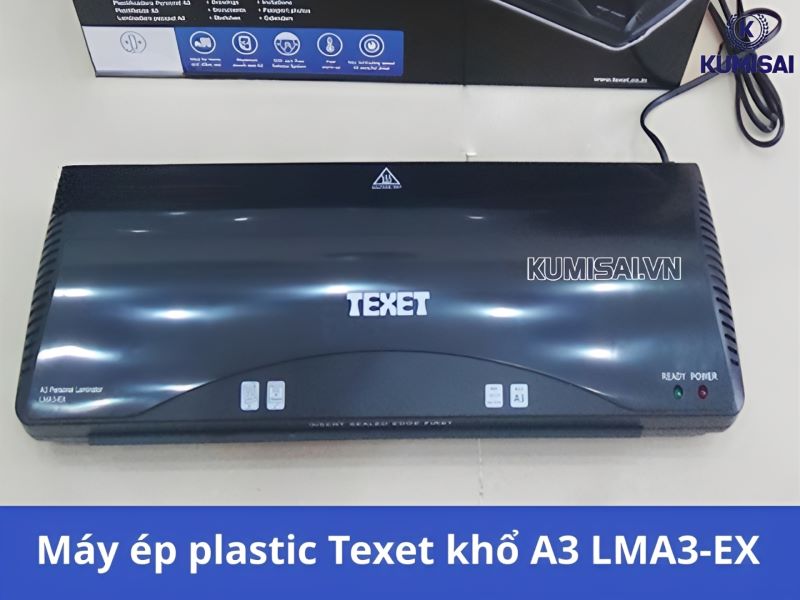 Máy ép plastic Texet khổ A3 LMA3-EX