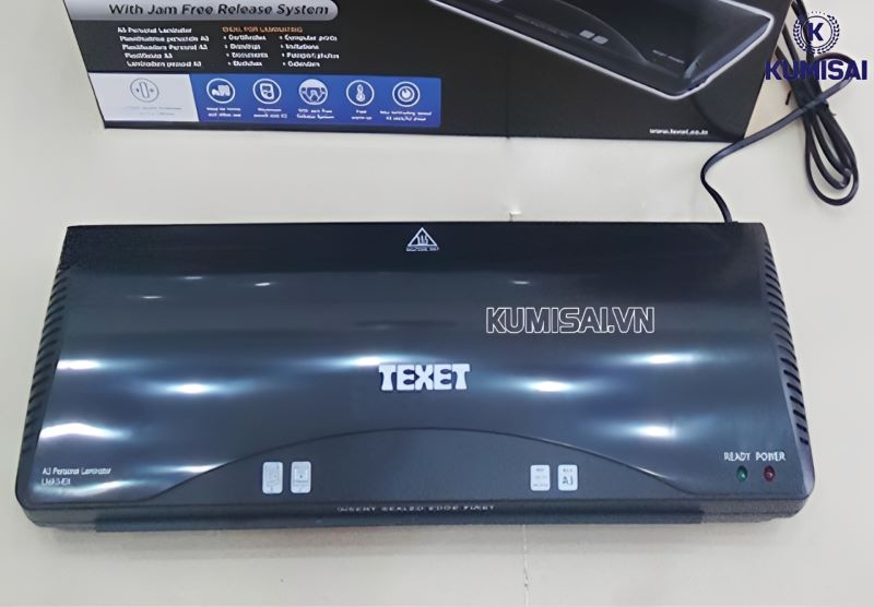 Máy ép plastic Texet LMA4-EX nhỏ gọn, hiện đại