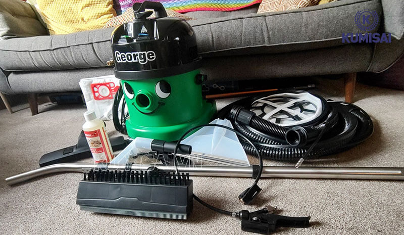 Trọn bộ máy phun hút giặt thảm Numatic GVE 370-2