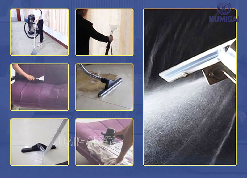 Máy phun hút mạnh mẽ, hiệu quả nhanh chóng 
