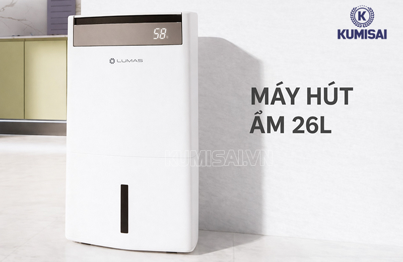 Top 6 máy hút ẩm 26L: Công suất khủng, hút ẩm nhanh, độ bền cao