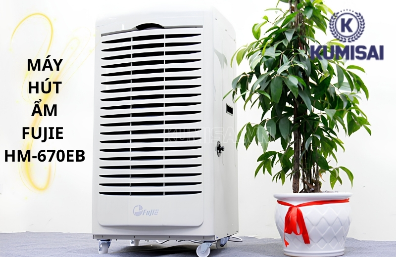 Máy hút ẩm công nghiệp FujiE HM-670EB mạnh mẽ, tối ưu cho kho xưởng