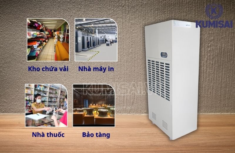 Máy hút ẩm công nghiệp FujiE HM-CFZ 10.0B dùng ở đâu?