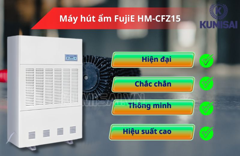 Máy hút ẩm công nghiệp FujiE HM-CFZ15.0B cho doanh nghiệp Máy hút ẩm công nghiệp FujiE HM-CFZ15.0B cho doanh nghiệp
