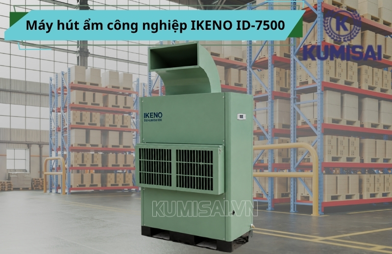 Máy hút ẩm công nghiệp IKENO ID-7500 mạnh mẽ, tuổi thọ cao Máy hút ẩm công nghiệp IKENO ID-7500 mạnh mẽ, tuổi thọ cao