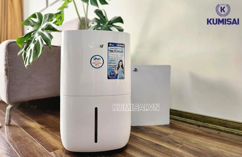 Máy hút ẩm Fujie có thiết kế hiện đại, thẩm mỹ