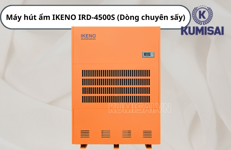Máy hút ẩm IKENO IRD-4500S (Dòng chuyên sấy) rất được ưa chuộng