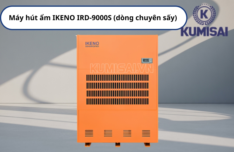 Máy hút ẩm IKENO IRD-9000S (dòng chuyên sấy) chất lượng cao