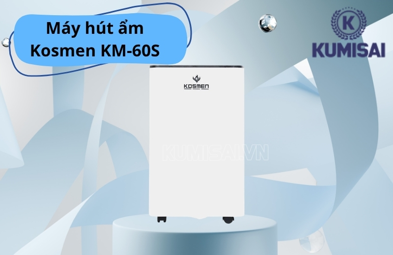 Máy hút ẩm Kosmen KM-60S mạnh mẽ, bền bỉ Máy hút ẩm Kosmen KM-60S mạnh mẽ, bền bỉ
