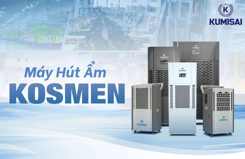 Máy hút ẩm Kosmen - Thương hiệu Việt, đạt chuẩn công nghệ cao