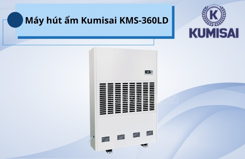 Máy hút ẩm Kumisai KMS-360LD xử lý độ ẩm siêu nhanh