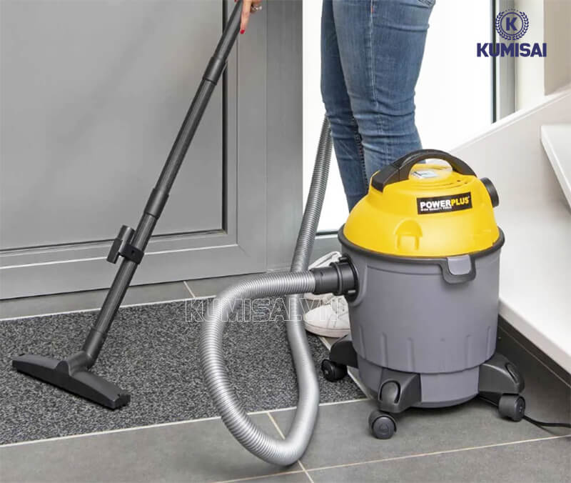 Máy hút bụi 1000W dạng công nghiệp mini