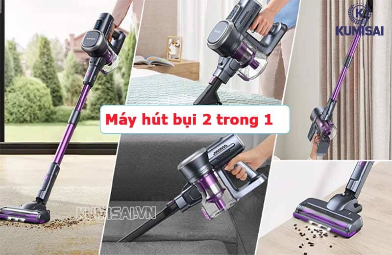 Máy hút bụi 2 trong 1: Mạnh mẽ, Đa năng, Hiện đại
