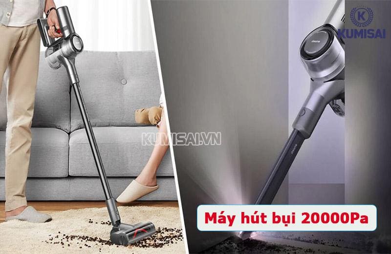 Máy hút bụi 20000Pa mạnh mẽ, lực hút khỏe, giá rẻ
