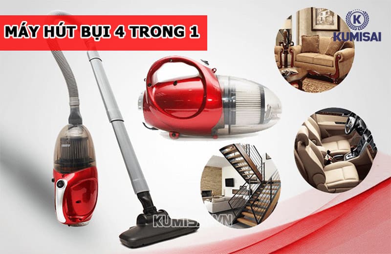 Máy hút bụi 4 trong 1 là gì? Lợi ích tuyệt vời khi sử dụng