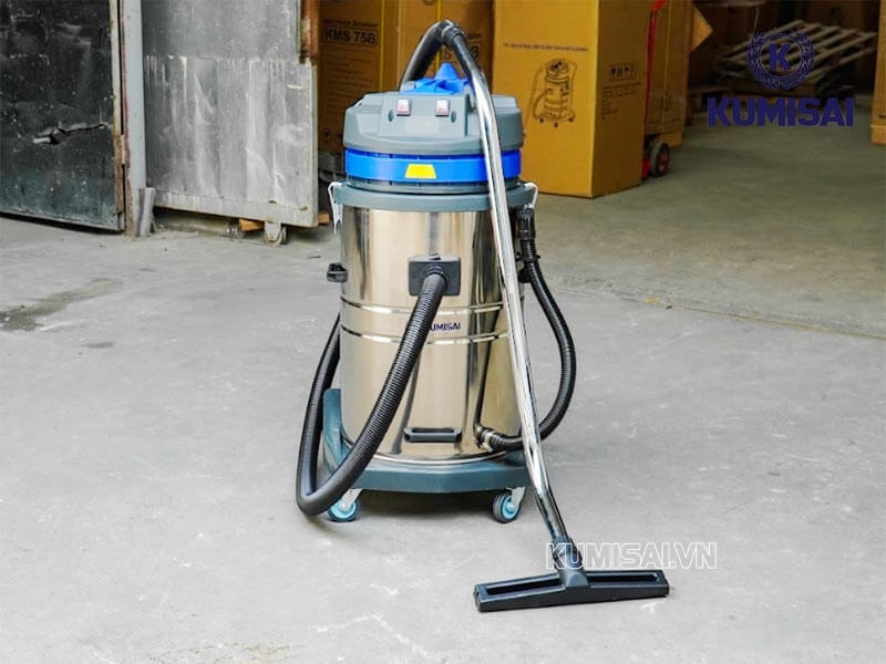 Máy hút bụi công nghiệp công suất lớn phục vụ nhu cầu làm sạch tại nhà máy, công trường