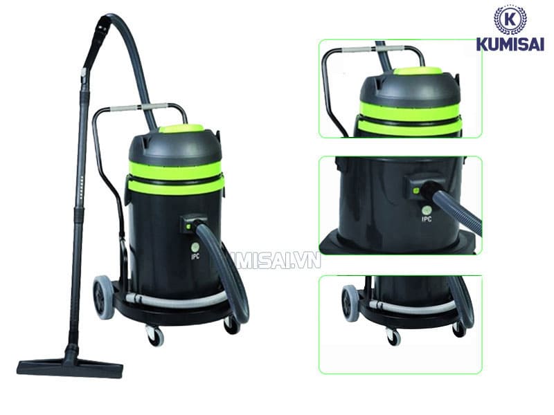 Cấu tạo cơ bản của máy hút bụi công nghiệp IPC Vegas 440M