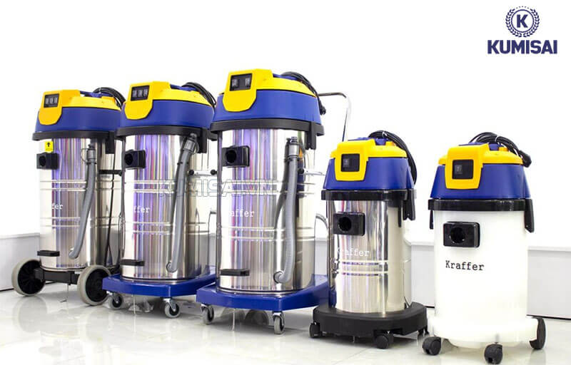 Đa dạng các dòng máy hút bụi từ thùng inox đến nhựa 