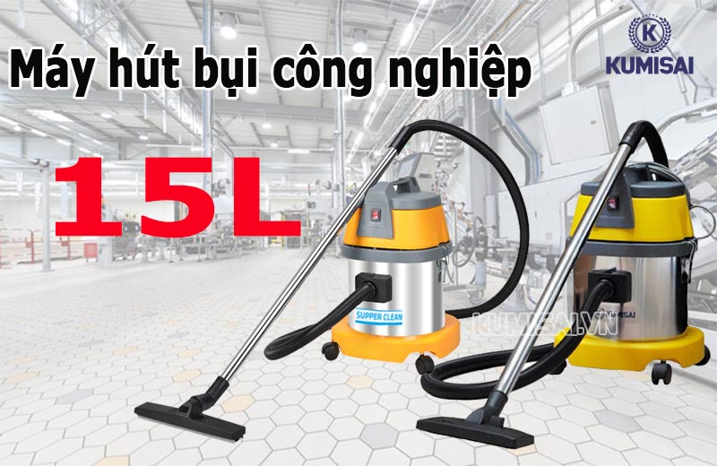 Máy hút bụi công nghiệp 15 lít có ứng dụng ra sao?