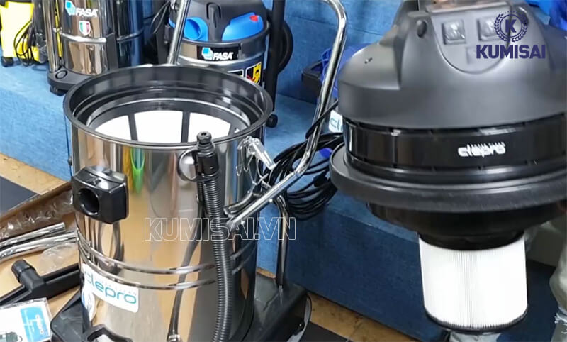 Máy có nhiều tầng lọc bụi Máy có nhiều tầng lọc bụi