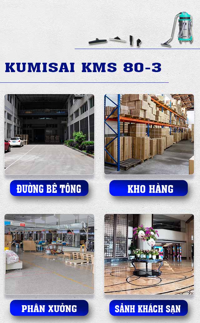 Kumisai KMS 80-3 được ứng dụng rộng rãi