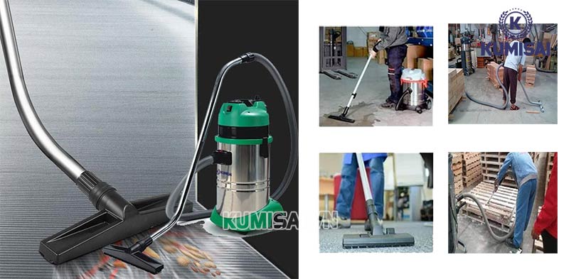 Trợ thủ máy hút bụi công nghiệp thu gom bụi bẩn, rác thải nhanh chóng