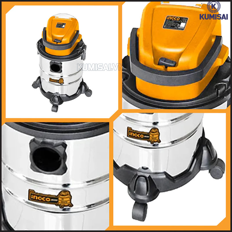 Máy hút bụi công nghiệp dùng pin có tính linh hoạt rất cao