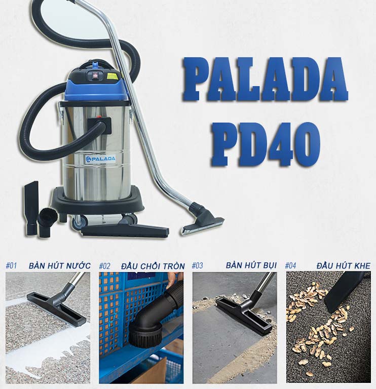 Bộ bàn hút đi kèm khi mua Palada PD40 