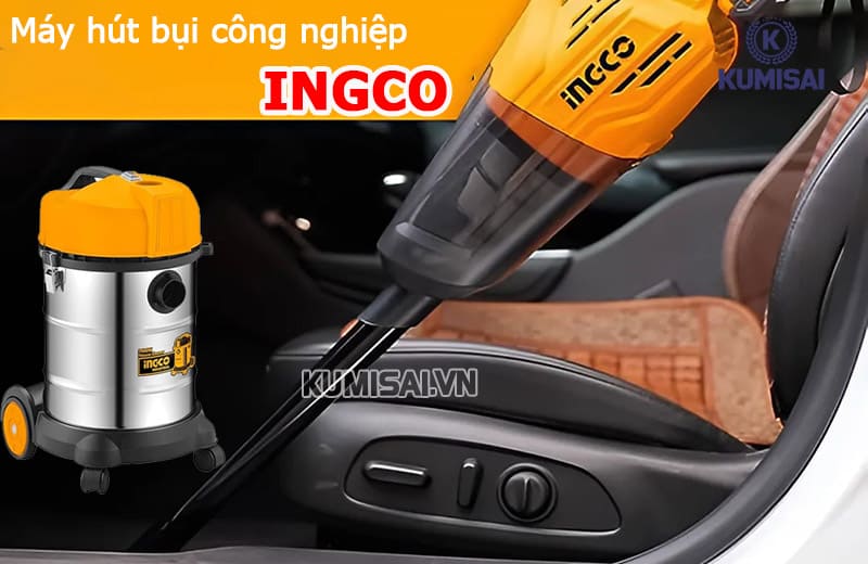 Máy hút bụi công nghiệp Ingco chính hãng