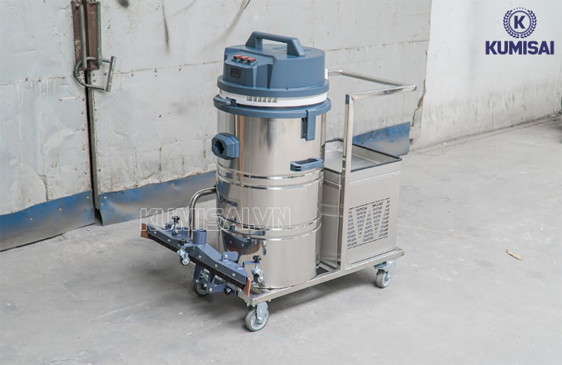 Kết cấu máy hút bụi Kumisai đơn giản, dễ dàng lắp đặt 