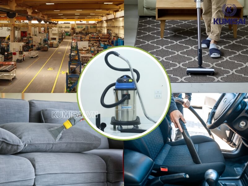 Khám phá ứng dụng thực tế của máy hút bụi Palada PD40A-1