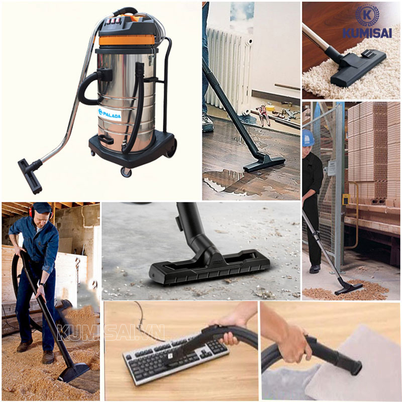 Máy hút bụi Palada đa chức năng, hút sạch nhiều loại chất bẩn