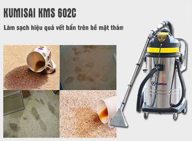 Kumisai KMS 602 - Khả năng làm sạch hiệu quả trên mọi bề mặt