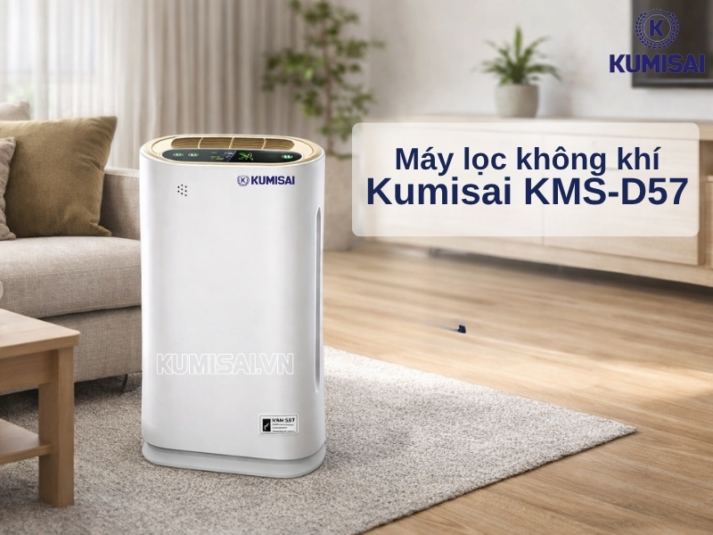 Máy lọc không khí Kumisai KMS-D57 - Giải pháp cho không gian sống trong lành
