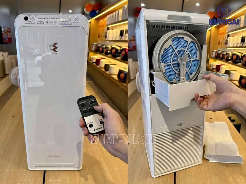 Điều khiển từ xa máy lọc không khí Daikin MCK55TVM6 với remote Điều khiển từ xa máy lọc không khí Daikin MCK55TVM6 với remote