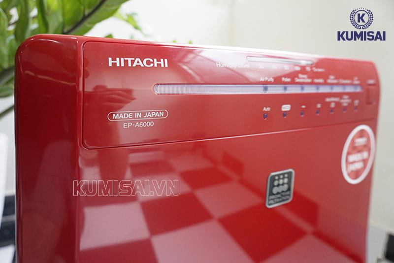 Bảng điều khiển trên máy lọc không khí và tạo ẩm Hitachi EP-A6000