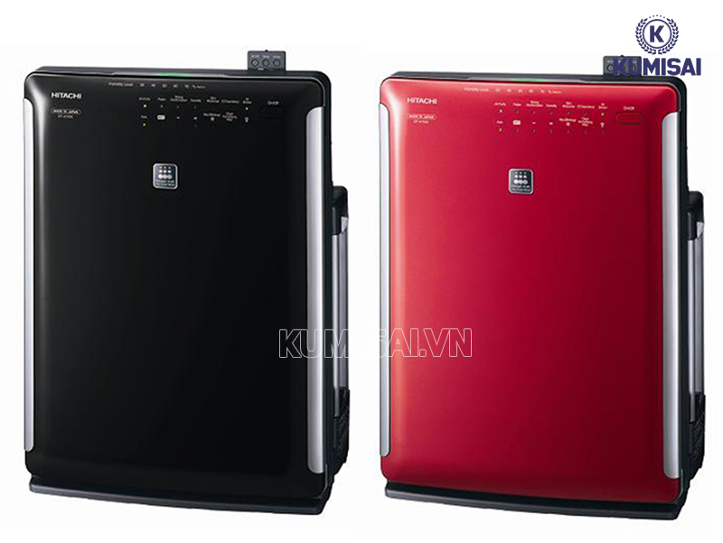 Máy lọc không khí và tạo ẩm Hitachi EP-A7000 có 2 màu đỏ và đen