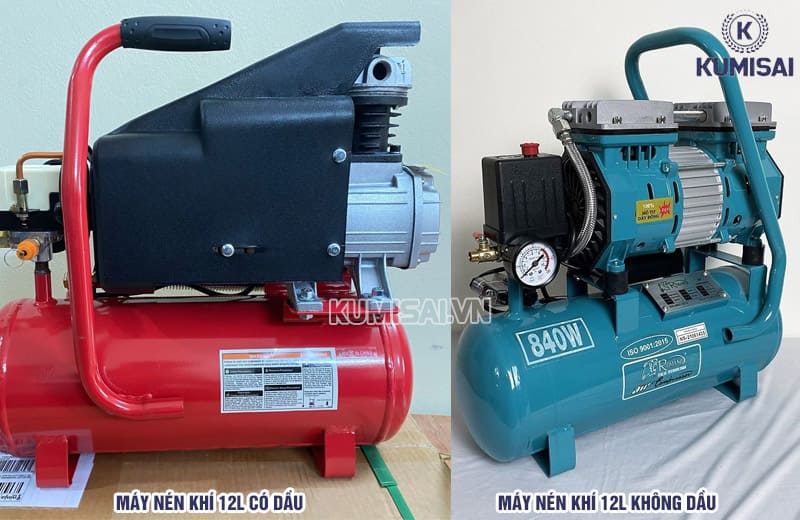 2 Loại máy nén khí 12L phổ biến