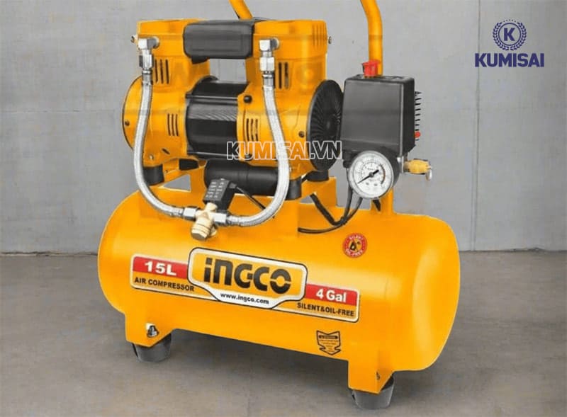 Máy nén khí mini dung tích bình chứa 15L