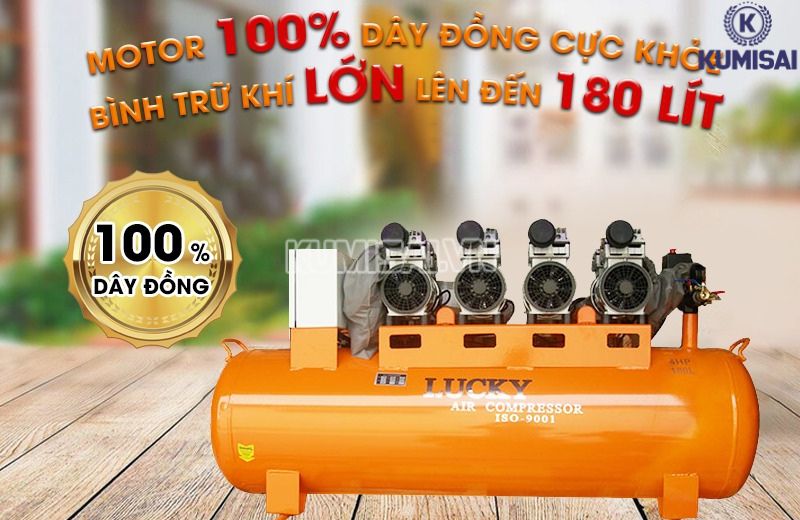 TOP 10+ Máy nén khí 180L cấp khí nhanh, giá rẻ, đa năng nhất