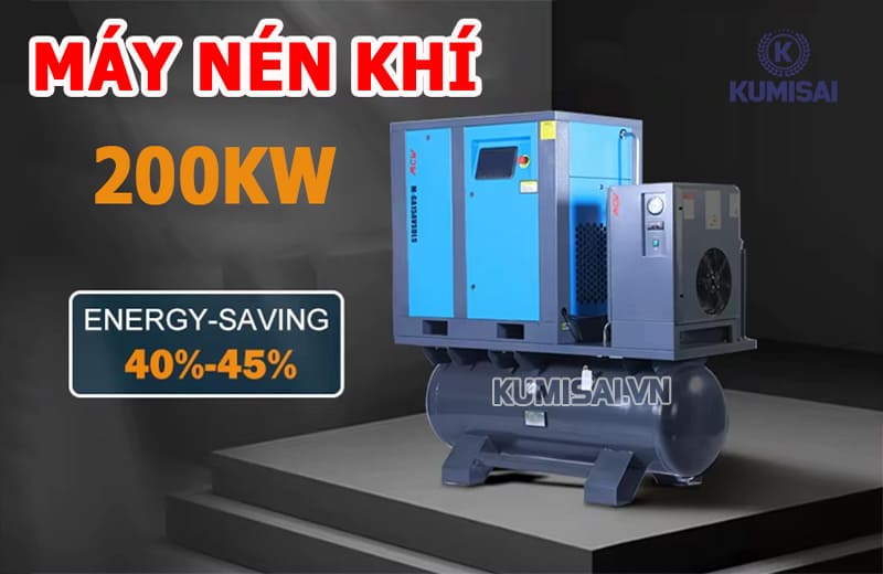máy nén khí 200kw công suất lớn