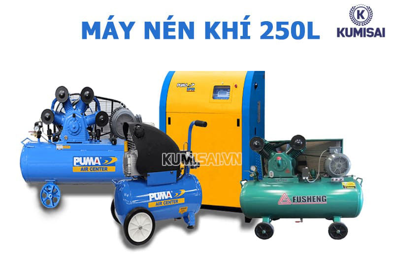 TOP Máy nén khí 250L mạnh mẽ, hiện đại & bền bỉ