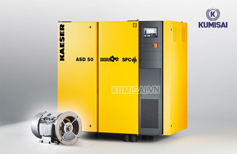 Máy nén khí trục vít Kaeser ASD 25kW cao cấp của Đức